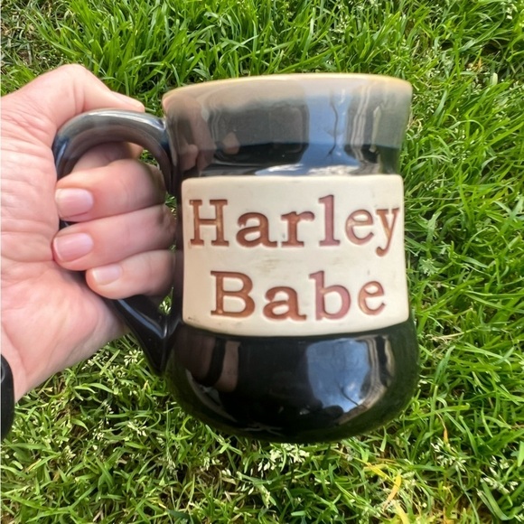 Tumbleweed Pottery HARLEY BABE Large Stoneware Coffee Mug Ombre Drip Glaze 20 Oz - Picture 5 of 11